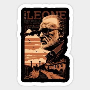 Sergio Leone Films Shirt Sticker